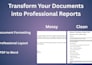 professionally format, edit and redesign your word documents